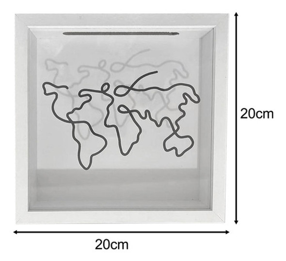Caixa De Coleta De Ingressos Ornamento Multiuso Padrão 20cm 1