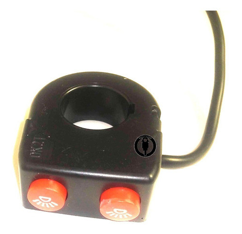 2 Botones Switch Interruptor Ficha De Faros Auxiliares Motos 1