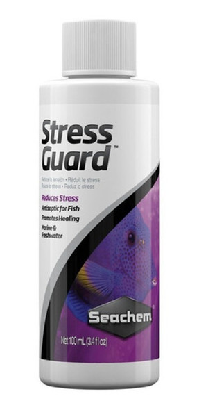 Seachem Stress Guard 100ml Reduce Stress Peces Transporte 0 Seachem Stress Guard 100ml Reduce Stress Peces Transporte 0