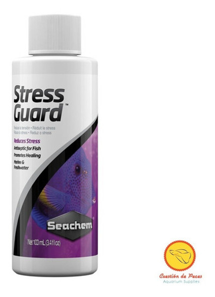 Seachem Stress Guard 100ml Reduce Stress Peces Transporte 1 Seachem Stress Guard 100ml Reduce Stress Peces Transporte 1