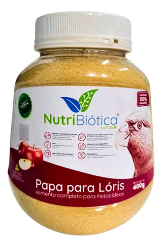 Nutribiótica Papa Para Loris Nature - 400 G 0