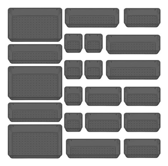 Wowbox Set De 21 Organizadores De Plastico Contenedores 0