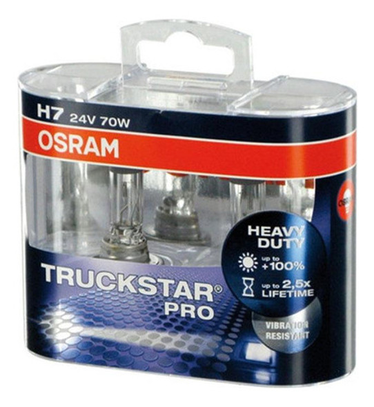 Lampara Osram Truckstar Pro H7 24v Duo Pack 64215tspdp 0