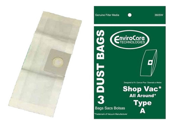 Envirocare Bolsas De Polvo De Aspiradora De Repuesto Hechas 0