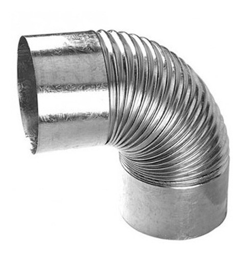 Curva 90° De 100 Mm Zingueria Chapa 0