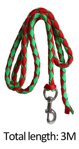 Corda De Chumbo De Cavalo Para 3 Metros Verde Vermelho 1
