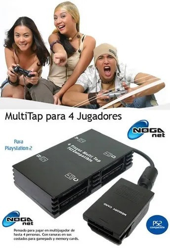 Multitap Ps2 Ng-2003q Noganet Hasta 4 Joystick 1