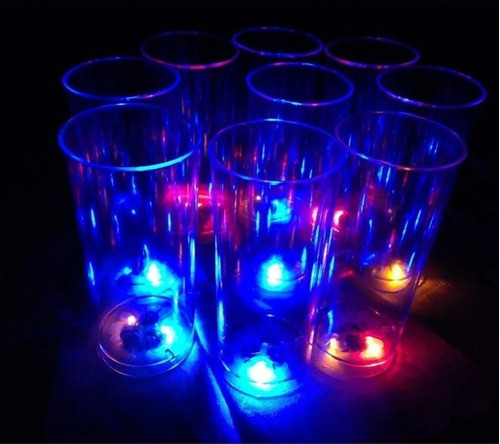 Combo De Vasos Y Pulseras Audioritmicas Led Segun Detalle 1