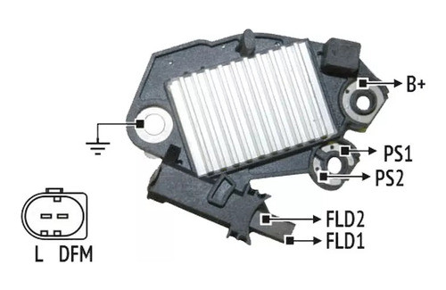 Regulador De Voltaje Alternador Valeo Rnv 593455 0
