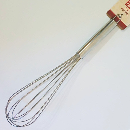 Fuet Batedor De Ovo Em Inox 30cm Utensílios De Cozinha 0