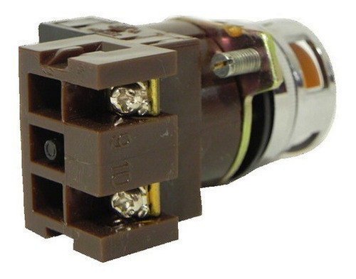 Pulsador Aea Met Lum C/aro3100 Amar S/ret 3100 A 1