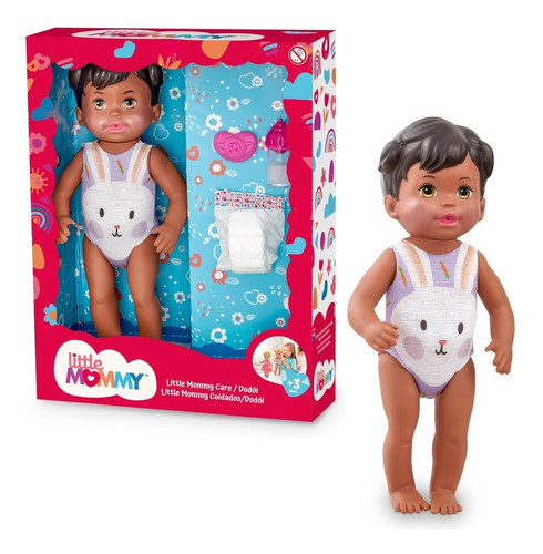 Boneca Little Mommy Alive Cuidados Negra Mattel Baby 0