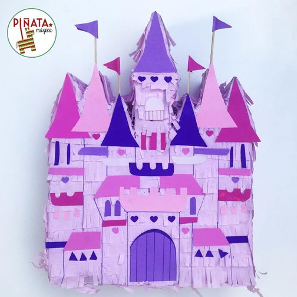 Piñata Castillo Princesas Del Color Que Quieras! 0