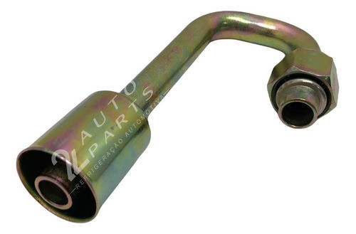Conexao 180º  10mm Femea Oring Aco 1