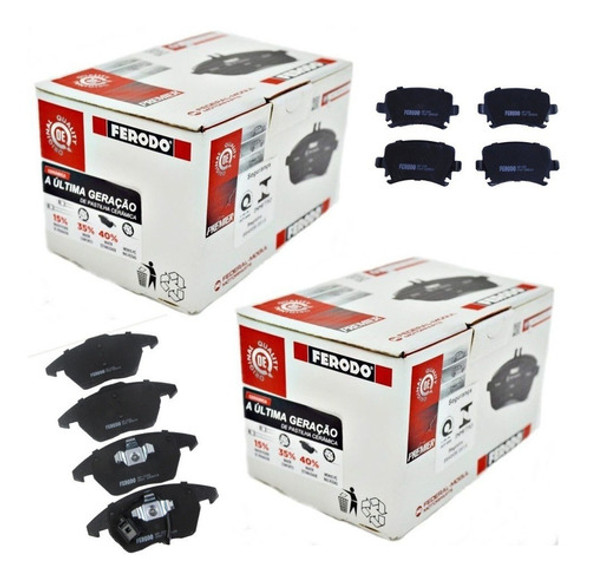 Pastillas De Freno Volkswagenw Passat B6 Ferodo Ceramica 0