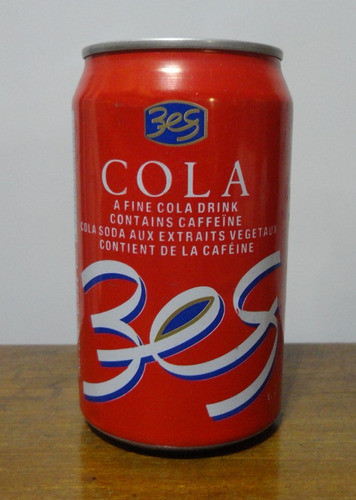 Lata Bes Cola 330ml Holanda, Vacía 0