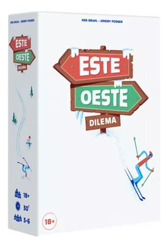 Juego De Previas Este Oeste Dilema Asmodee +18 Juego Mesa 0