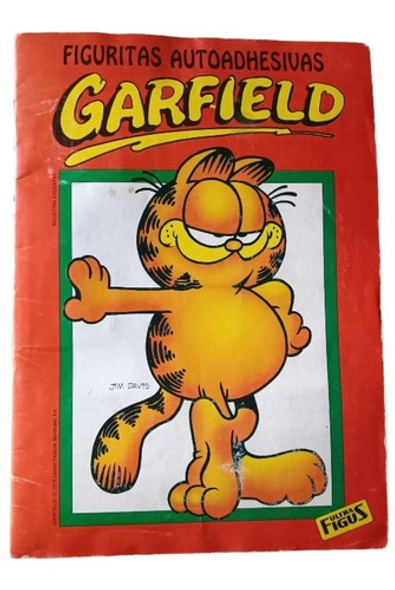 Album Figus Garfield, De 1978,con 12 Faltantes. 0