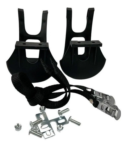 Punteras Plastica Bicicleta Con Correa Para Pedales Feimin 1