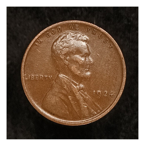 Estados Unidos 1 Cent 1924 Muy Bueno Km 132 0