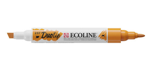 Marcador Duotip Ecoline Anaranjado Oscuro 237 - Mosca 0