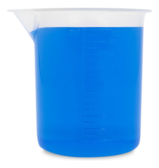 Béquer Becker De Polipropileno Graduado Alto Relevo 150ml 1