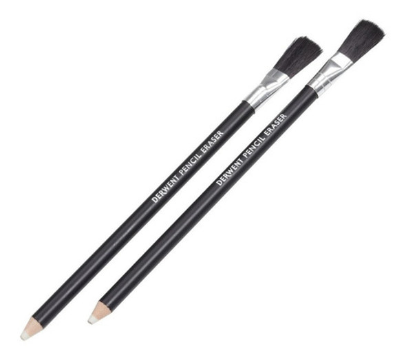 Lapiz Goma Derwent X 2 Con Escobilla 1