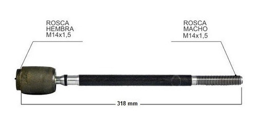 Precap Axial Direccion Crhysler Neon 1era Generacion ../98 0