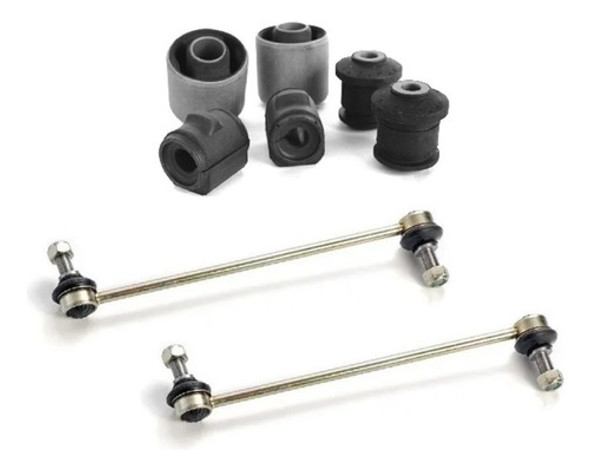 Kit X2 Bieletas Bujes Barra Parrila Fiesta Max 0