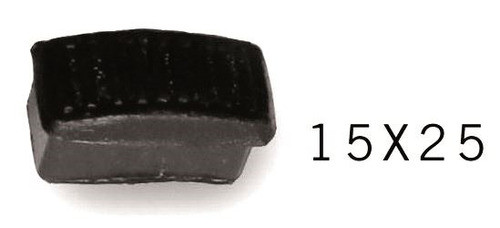 Regatón Rectangular Interior 15x25mm (25 Unidades) Ab 545 0