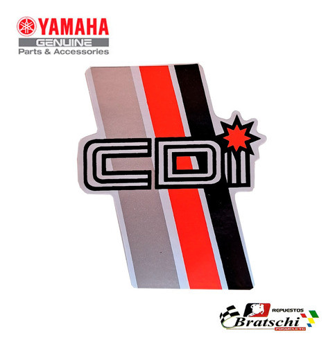 Calcomania Tapa Lateral Derecha Yamaha Cy80 1