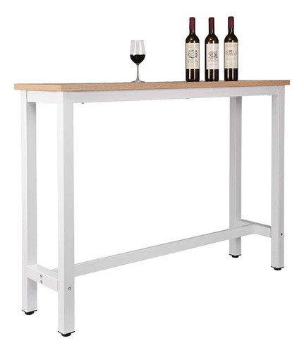 Set Barra + X2 Taburetes Blanco Con Natural Circuit 1