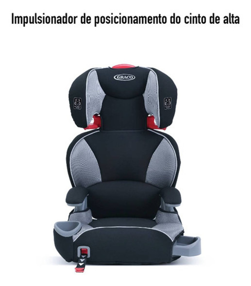Cadeira De Carro Infantil 2 Em 1 Turbobooster Preto - Graco 1