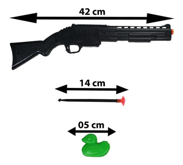 Shotgun Lançadora De Bolinhas E Dardos + 3 Acessorios 1
