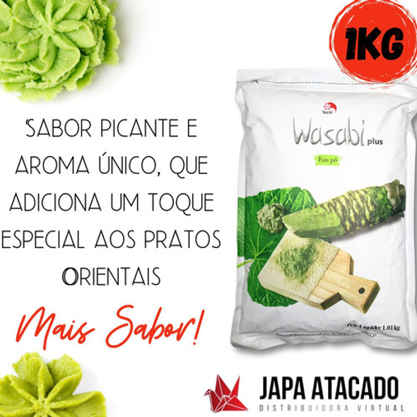 Kit 5 Wasabi Em Pó Tempero Sushi Sashimi 1kg 1 Kit 5 Wasabi Em Pó Tempero Sushi Sashimi 1kg 1