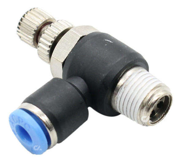 Valvula Manual Control Velocidad Aire Manguera 3/8  Ca Univ. 0