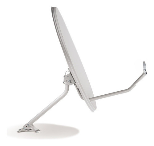 Antena Digital Parabólica Offset Chapa 75cm Ku + Lnbf Octu 1