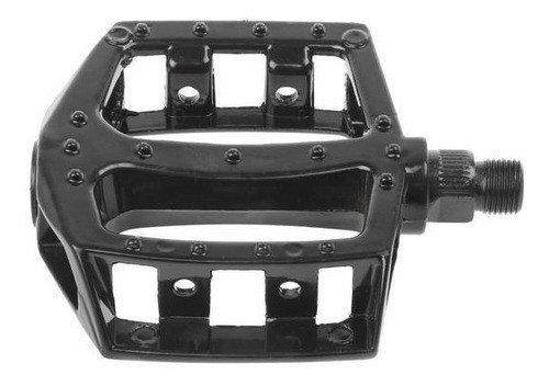 Pedal Bmx Aluminio Negro, S/reflec. C/bolillas Eje 9/16  348 0