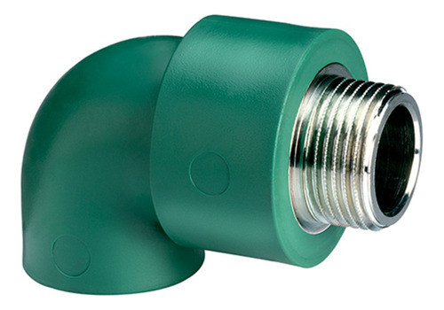 Codo 25 X 3/4 Rosca Macho Fusion Verde Tubofusion Caja X30u 0