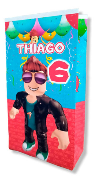 10 Bolsitas Sorpresita Personalizadas  Roblox.- Kotillonk 0
