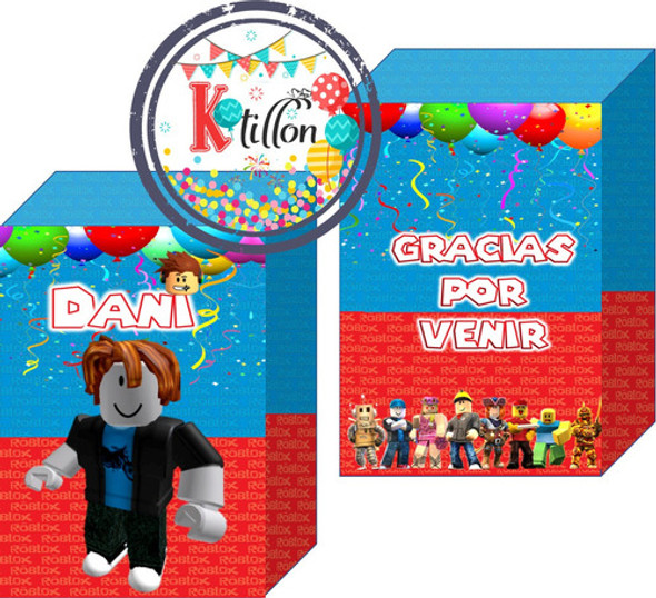 10 Bolsitas Sorpresita Personalizadas  Roblox.- Kotillonk 1