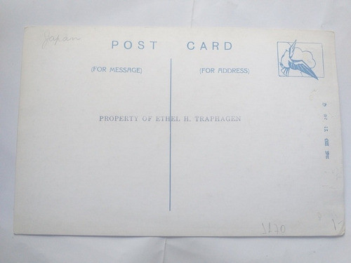 Japon Antigua Postal Public Park Ohmotodani Itsukushima 1