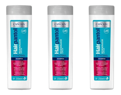 Capicilin Hairpantol Shampoo 250ml (kit C/03) 0