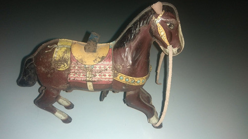 Antiguo Caballo De Lata Japones 1