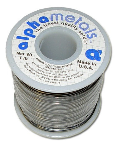 Estaño Soldadura Electronica Rollo Alphametals - Made In Usa 0