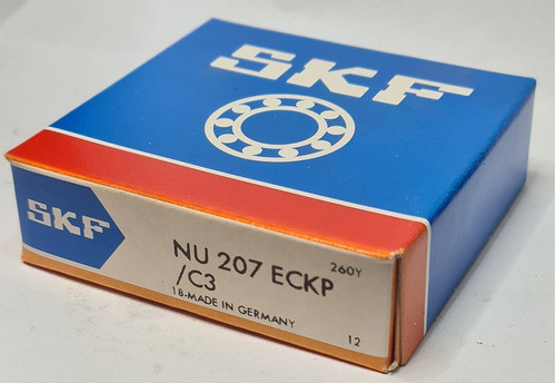 Nu 207 Eckpc3 Skf Germany Furo Conico 35x72x17 1