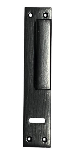 Combo Manijon + Manija Picaporte Aluminio Negro Rialpa 1