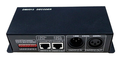 Controlador Rgb Y Decodificador Dmx512 * 2 En 1 * 1
