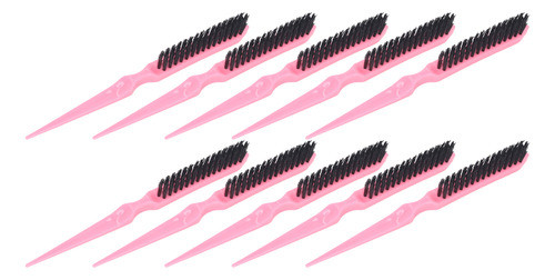 Pincel Teasing Rat Tail, 10 Peças, Pentes, 3 Fileiras De Cab 0