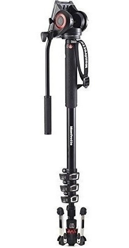 Monopod De Video De Aluminio Manfrotto Xpro Con Cabezal De V 1